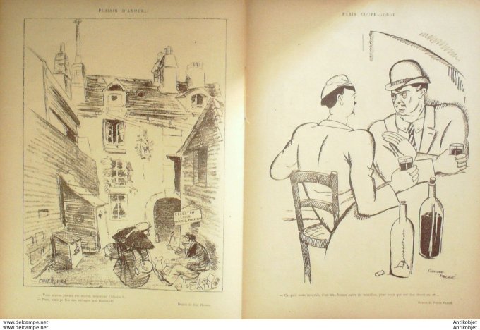Le Rire 1921-01-30 # 104 Journal humoristique Ed.Originale Lyre de chambre
