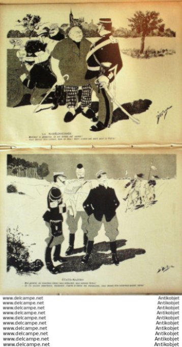 L'Assiette au beurre 1905 # 232 Aux manoeuvres cosaques Mandchourie Ostoya