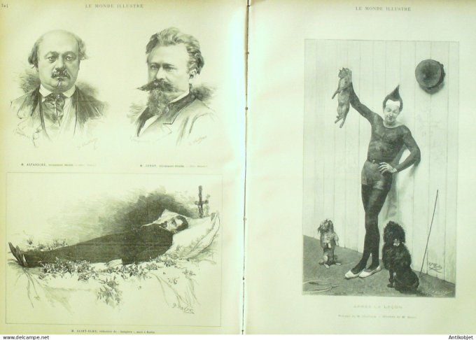 Le Monde illustré 1884 n°1417 Italie Pompéi Tonkin Bac-Ninh Hanoï Sontay