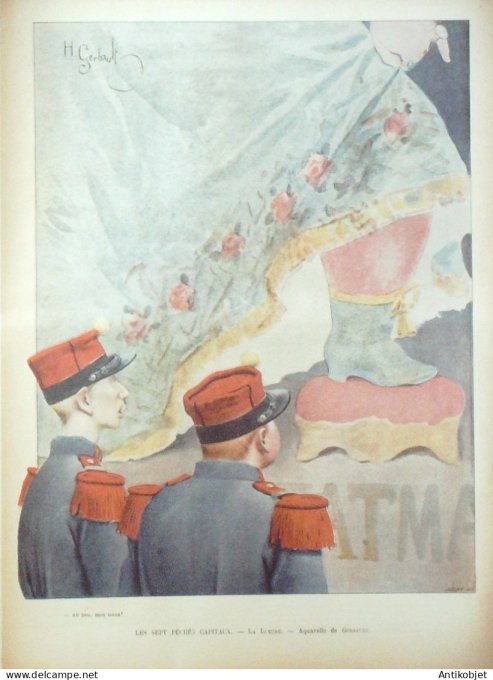 Le Monde illustré 1899 n°2230 Noël des bêtes Oeuvre Mozart Lapaire Mac-Monnies Dhurmer