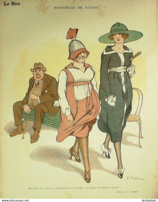 Le Rire Rouge 1917-09-22 # 149 Journal humoristique Ed.Originale Germania