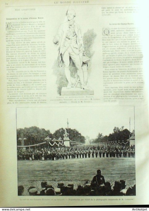 Le Monde illustré 1885 n°1478 Algérie Oulad-Sidi- Cheikh Dunkerque (59) Toulon