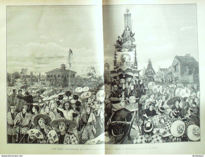 Le Monde illustré 1885 n°1478 Algérie Oulad-Sidi- Cheikh Dunkerque (59) Toulon