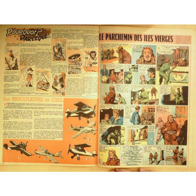 PIF Vaillant 1955 n°549 Capitaine Cormoran Pif le chien