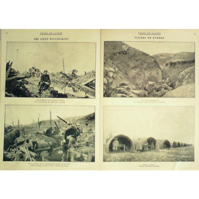 Pages de gloire 1915 n°52 SPAHIS ALGERIE GALLIPOLI PETROGRAD PEGOU