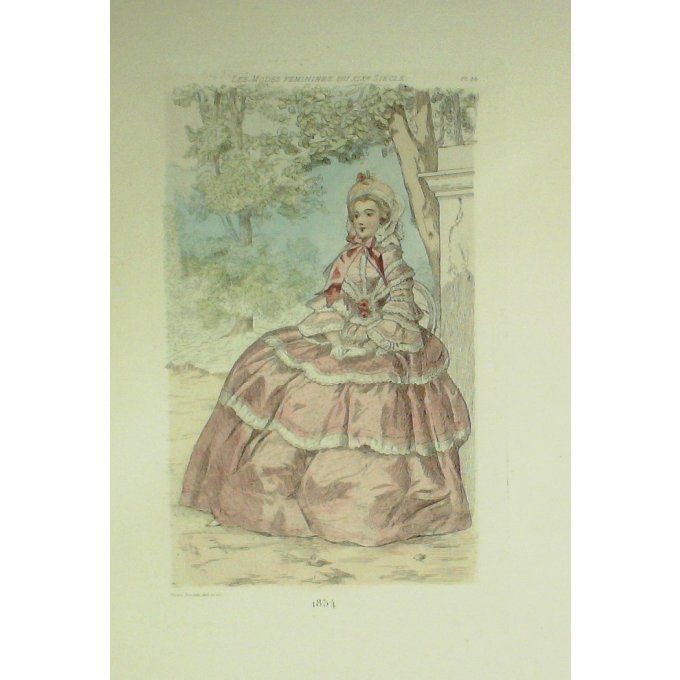 Mode Féminine époque 1854 (H.Boutet)