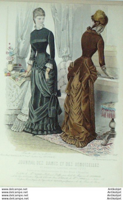 Journal des Dames Demoiselles 1881 # 1848 (Maison Du-Riez)