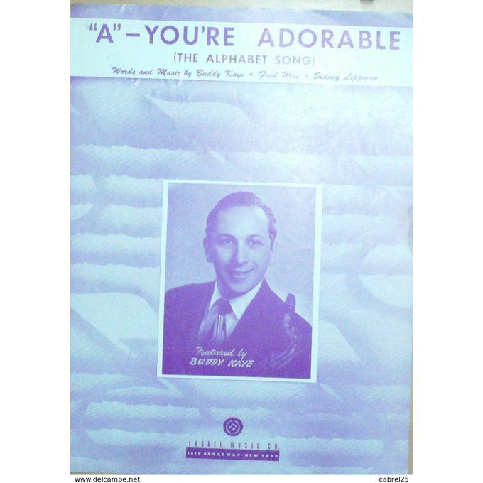 BUDDY KAYE-A YOU'RE ADORABLE-1948