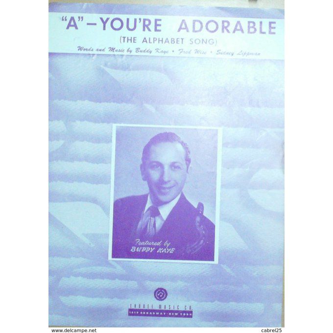 Buddy Kaye A You're Adorable 1948