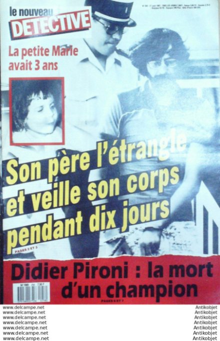 Détective 1988 # 258 Avignon Chateauroux Colombes Périgueux Véronique Jannot Montdidier