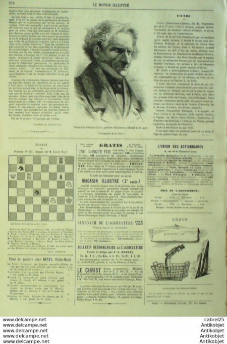 Le Monde illustré 1868 n°598 Metz (57) Saint-Rémy (13) Lannemezan (65) Frédéric Mistral