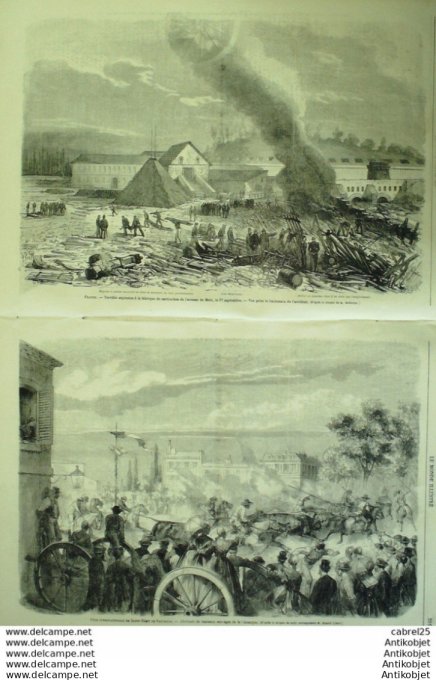 Le Monde illustré 1868 n°598 Metz (57) Saint-Rémy (13) Lannemezan (65) Frédéric Mistral