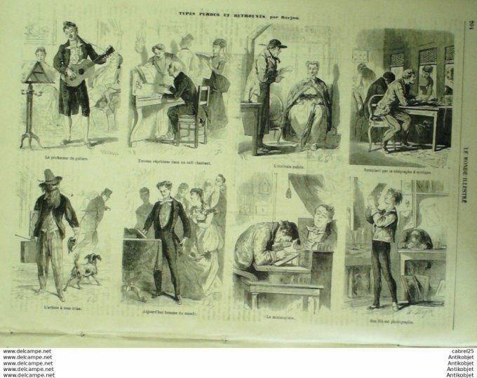 Le Monde illustré 1868 n°598 Metz (57) Saint-Rémy (13) Lannemezan (65) Frédéric Mistral
