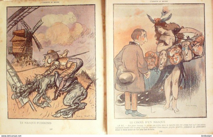 L'Assiette au beurre 1902 n° 50 Les Masques Morin Louis