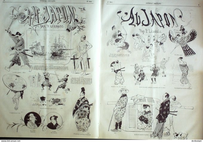 Le Journal Amusant 1880 # 1230 l'album du Caboulot par Mars
