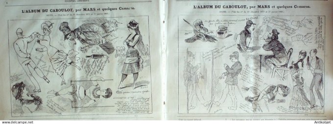 Le Journal Amusant 1880 # 1230 l'album du Caboulot par Mars