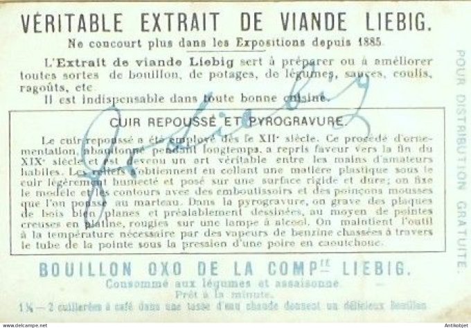 Chromo Liebig Sang  935 Passe-Temps feminins III (1908)