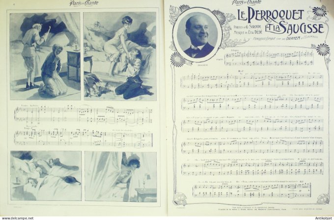 Paris qui chante 1903 #48 Bordo Dranem Diéterle ,Cassive Germain Duluc Garbagni