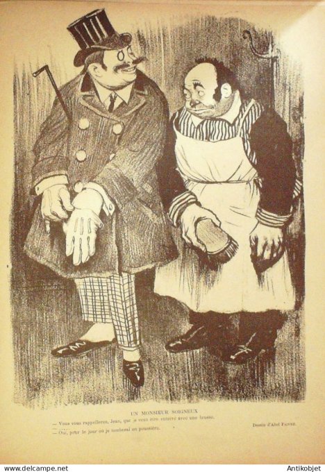 Le Rire 1901-01-16 # 328 Journal humoristique Ed.Originale Les Apotres