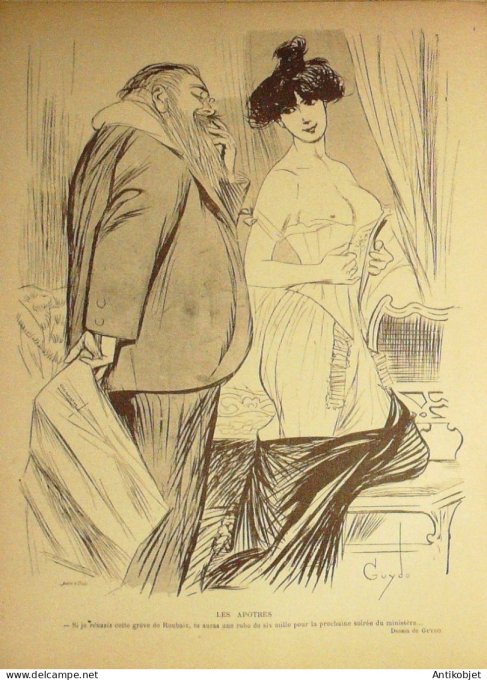 Le Rire 1901-01-16 # 328 Journal humoristique Ed.Originale Les Apotres
