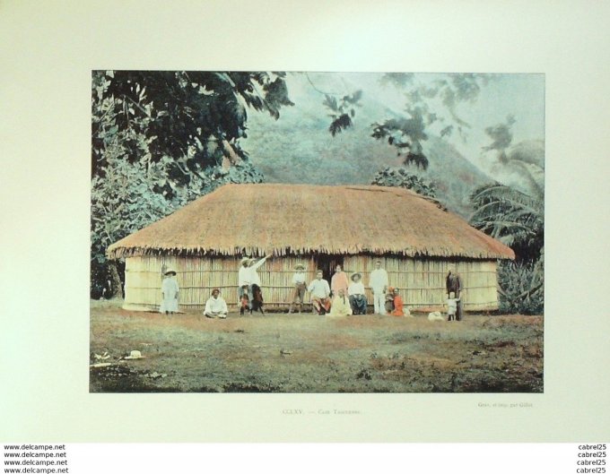 Polynésie PAPEETE Case Tahitienne