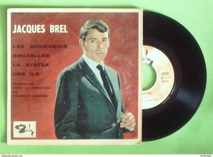 Brel Jacques 45T EP Les bourgeois 1962