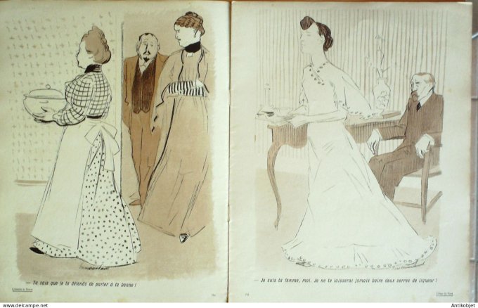 L'Assiette au beurre 1906 # 256 L'ange du foyer Hermann Paul