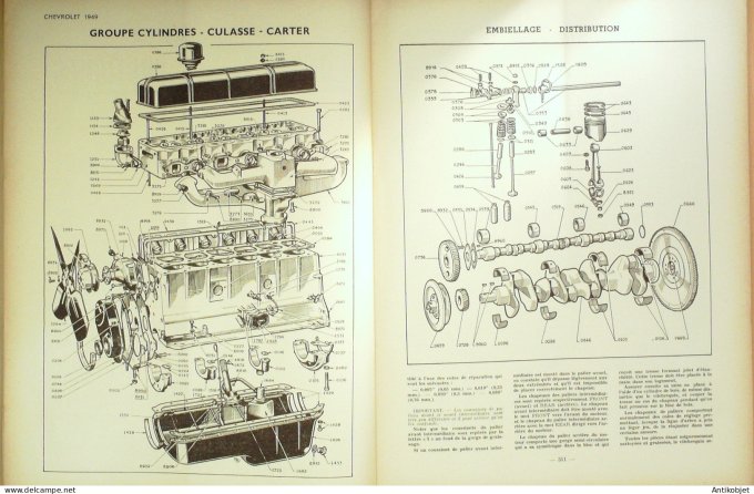 Revue Tech. Automobile 1950 Chevrolet Delahaye Bosch Rochester Autopulse