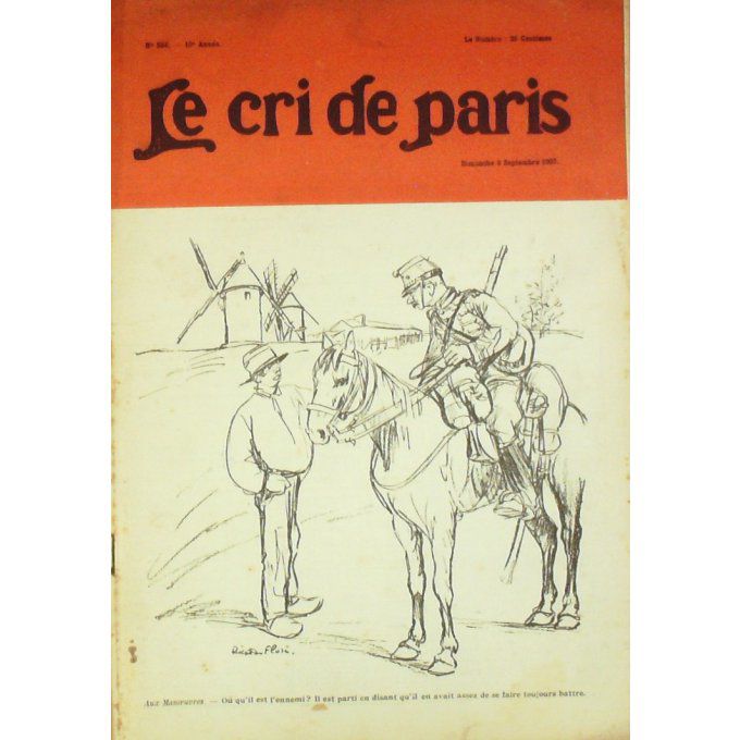 Le Cri de Paris 1907 n° 554 FLORES JAURES NELIDOFF MARQUET MARAT DUVAND DUVAUD