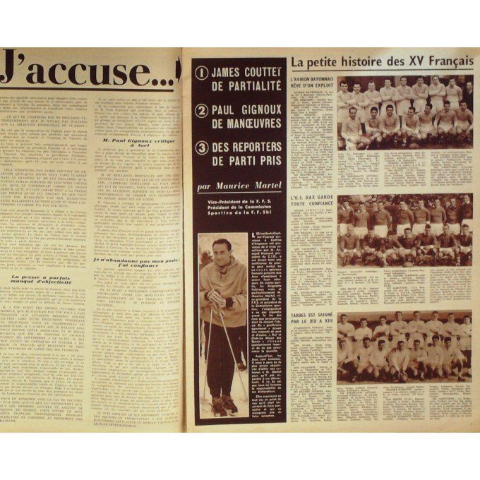 Miroir Des Sports 1956 #  554 13 Fév Dufraisse Gavilan Ballarin Angleterre Irlande