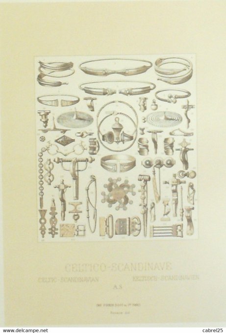 Objet Celtes Scandinaves bracelets diadèmes fibules lanières pendeloques annulaires
