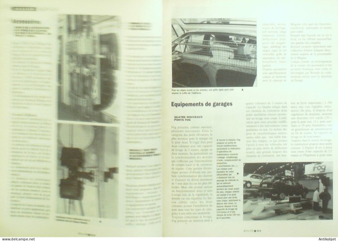 Revue Tech. Automobile 1995 n°578 Mercedes-Benz C200D Citroen BX19 Nissam Almera