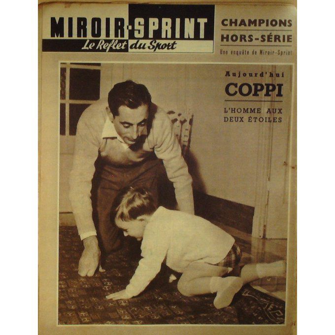 Miroir Sprint 1957 n° 555 21/01 COPPI CHEVALIER SERRIER LAUWER S ANDRIEUX CERDAN BERR