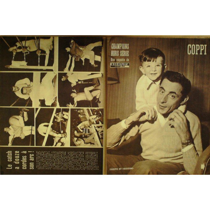 Miroir Sprint 1957 #  555 21 Jan Coppi Chevalier Serrier Lauwer S Andrieux Cerdan Berr