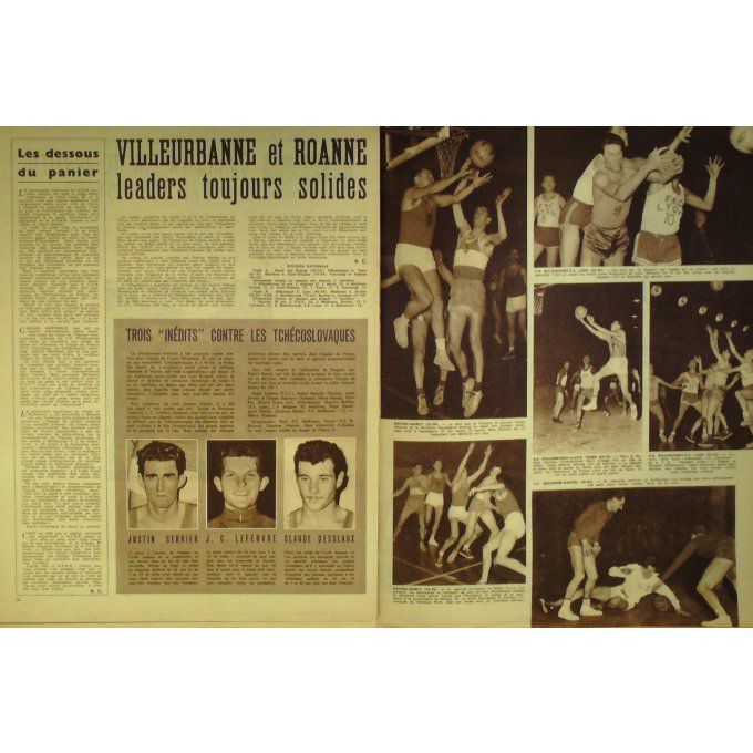 Miroir Sprint 1957 #  555 21 Jan Coppi Chevalier Serrier Lauwer S Andrieux Cerdan Berr