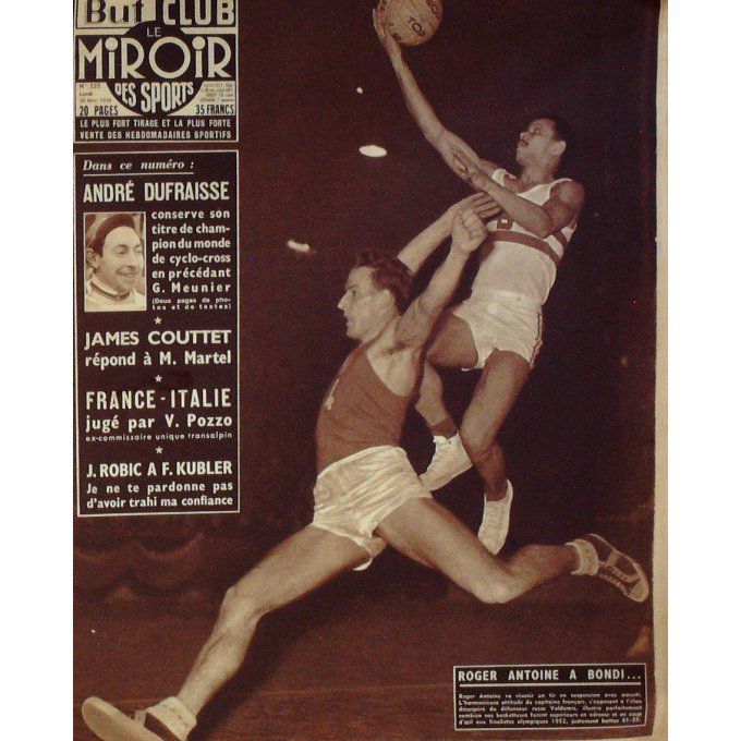 Miroir Des Sports 1956 #  555 20 Fév Dufraisse France Russie Antoine Valdamis Robic