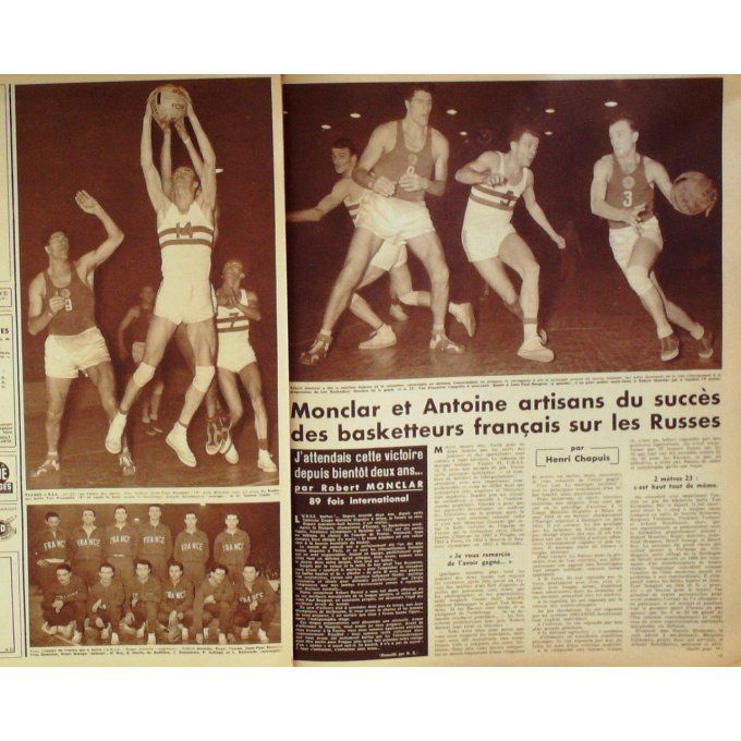 Miroir Des Sports 1956 #  555 20 Fév Dufraisse France Russie Antoine Valdamis Robic