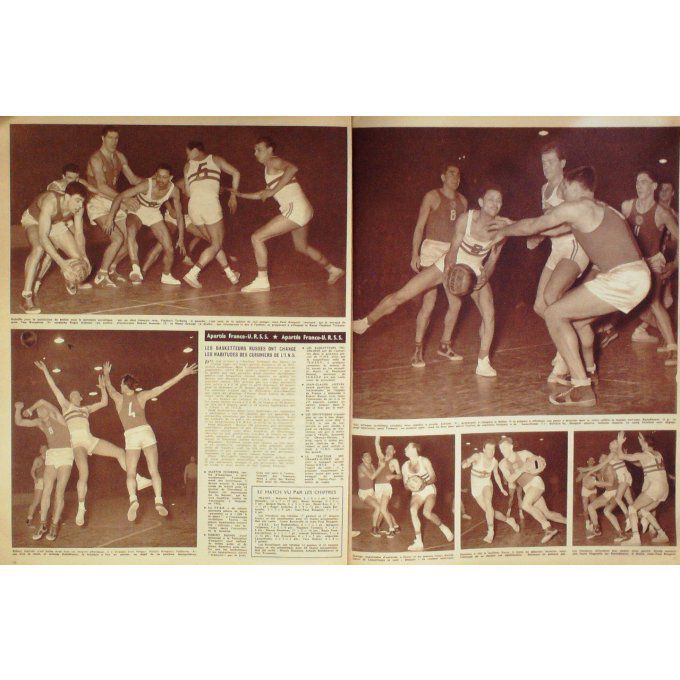 Miroir des Sports 1956 n° 555 20/02 DUFRAISSE FRANCE RUSSIE ANTOINE VALDAMIS ROBIC