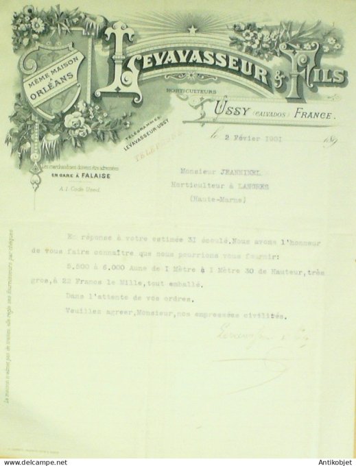 Facture Levasseur & fils (Horticulture) 1901 Ussy (14)
