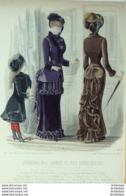 Journal des Dames Demoiselles 1881 # 1851 (Maison Du-Riez)