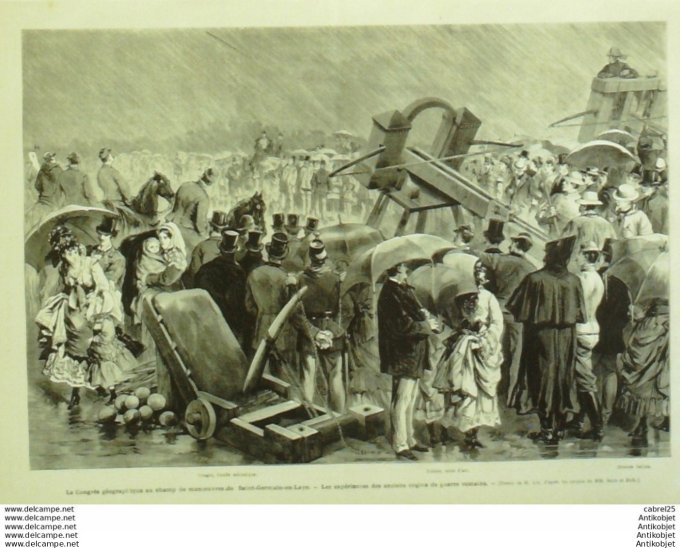 Le Monde illustré 1875 n°957 St Germain En Laye (78) Compiegne (60) Russie Duc Constantin Angleterre