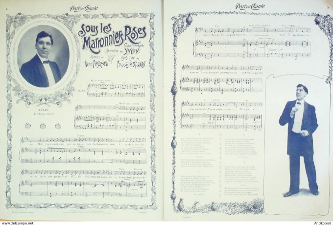 Paris qui chante 1904 #79 Dalbret Yvain Alma Rimbault Dickson Dranem Verse