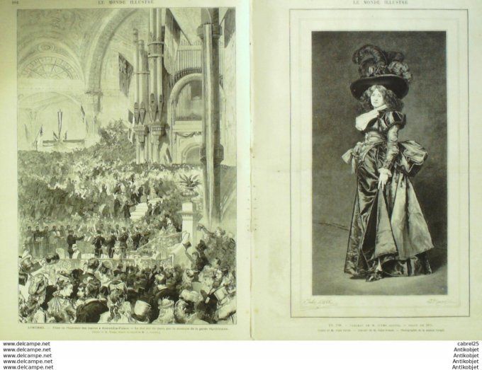 Le Monde illustré 1875 n°957 St Germain En Laye (78) Compiegne (60) Russie Duc Constantin Angleterre