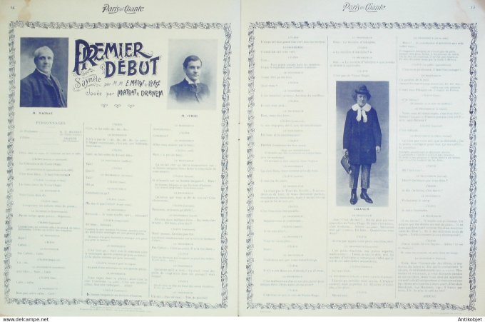 Paris qui chante 1904 #79 Dalbret Yvain Alma Rimbault Dickson Dranem Verse