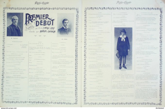 Paris qui chante 1904 n° 79 Dalbret Yvain Alma Rimbault Dickson Dranem Verse