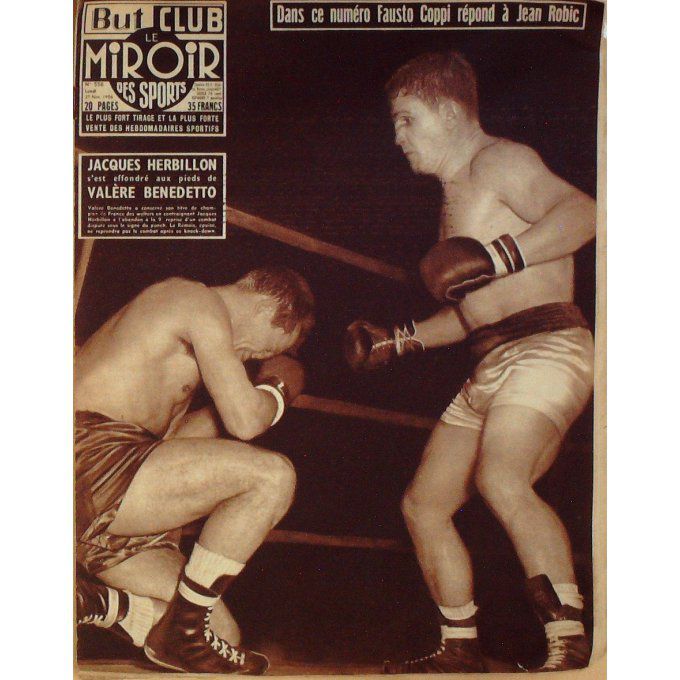 Miroir Des Sports 1956 #  556 27 Fév Bozon Panisset Lerda Anastasi Benedetto Atlan Her