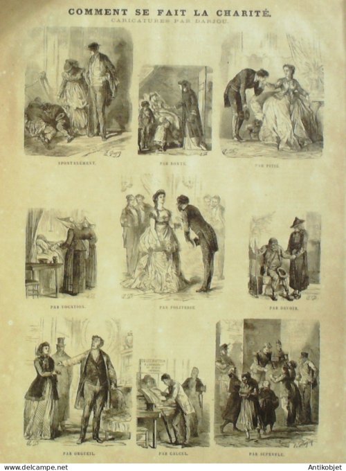 Le journal illustré 1866 n°298 Turquie Constantinople Dolma-Baktsché Beilerbey