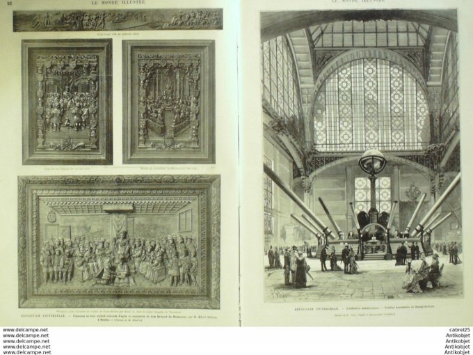 Le Monde illustré 1878 n°1113 Espagne Funérailles Reine Mercedes A L'escurial Nouvelle Calédonie Can