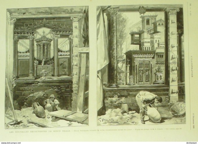 L'illustration 1900 n°3017 Henrti Sienkiewicz Chine Pékin Italie Boscoreale Sénégal St-Louis épidémi