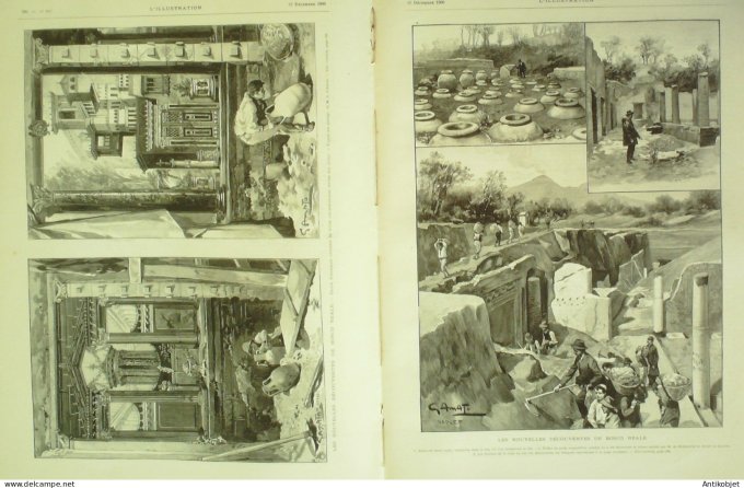 L'illustration 1900 n°3017 Henrti Sienkiewicz Chine Pékin Italie Boscoreale Sénégal St-Louis épidémi
